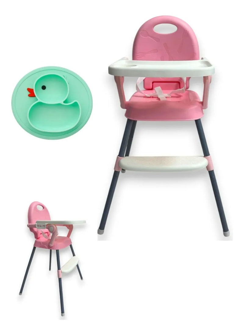 Silla Comedor 3 En 1 Bebes .